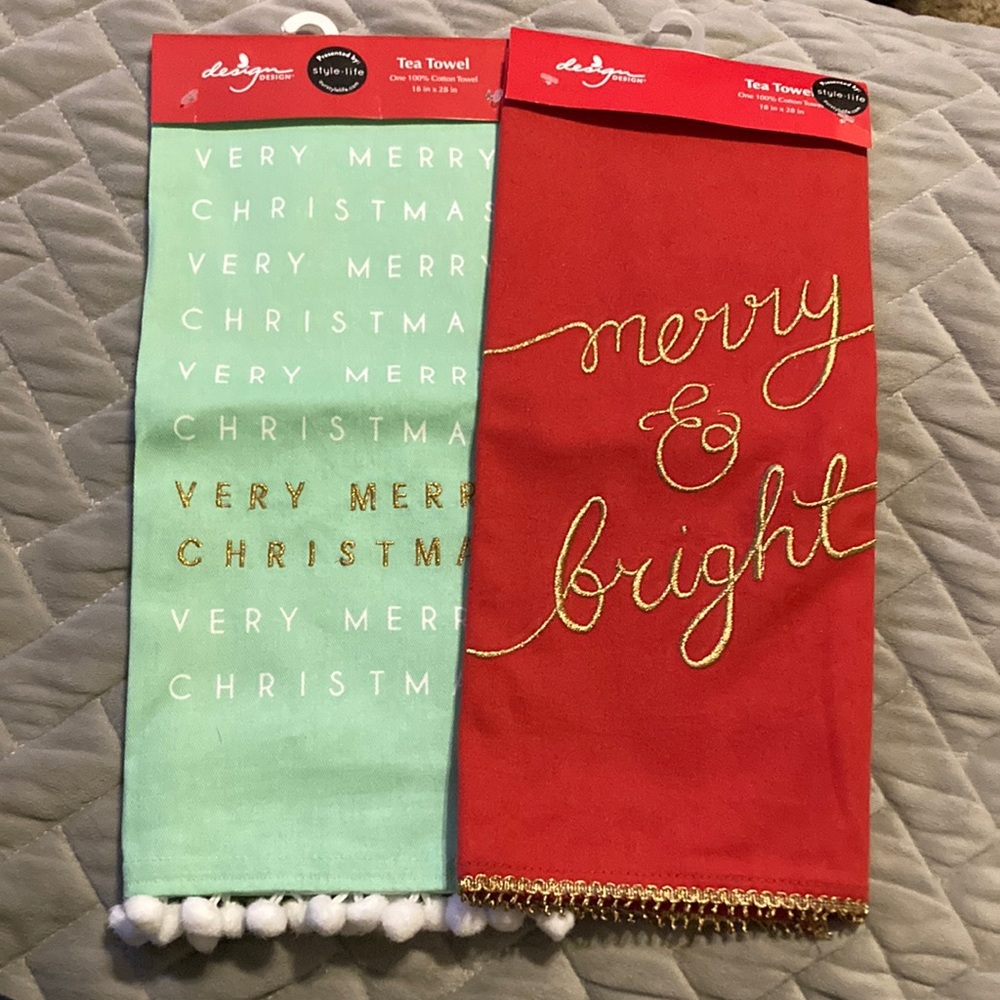 2 Tea Towels from style life
